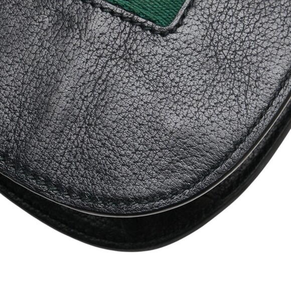 GUCCI Authentic Black Leather Shoulder Bag - Picture 13 of 16